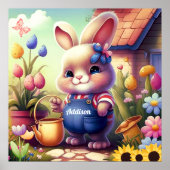 Cute Bunny Kind Poster (Voorkant)