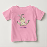 Cute bunny konbit cartoon illustration