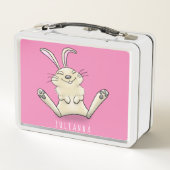 Cute bunny konbit cartoon illustration (Achterkant)