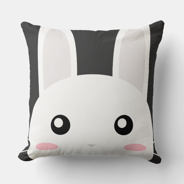Cute Bunny Kussen (Voorkant)