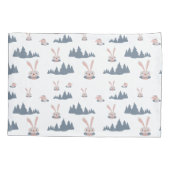 Cute Bunny Kussensloop (Achterkant)