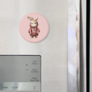 Cute Bunny Love Magneet