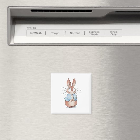 Cute bunny magneet (Insitu (Vaatwasser))