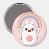 Cute Bunny Magneet (Voorkant / Achterkant)
