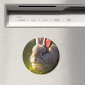 Cute Bunny Magnet Magneet (Insitu (Vaatwasser))