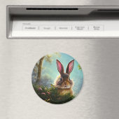 Cute Bunny Magnet Magneet (Insitu (Vaatwasser))