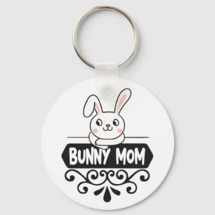Cute Bunny makrebit Sleutelhanger