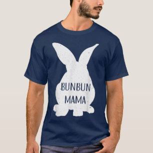 Cute Bunny Mama mama Rabbit Lovers Girls Moeder D T-shirt