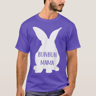 Cute Bunny Mama mama Rabbit Lovers Girls Moeder D T-shirt