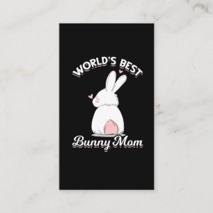 Cute Bunny Mama Rabbit Lover mama Visitekaartje