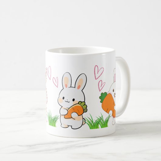Cute Bunny Mug (Devant droit)