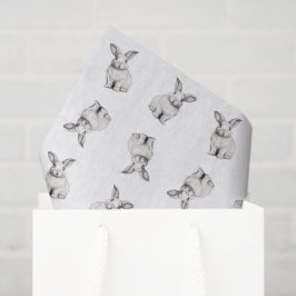 Cute Bunny Pattern Tissuepapier