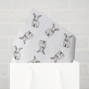 Cute Bunny Pattern Tissuepapier