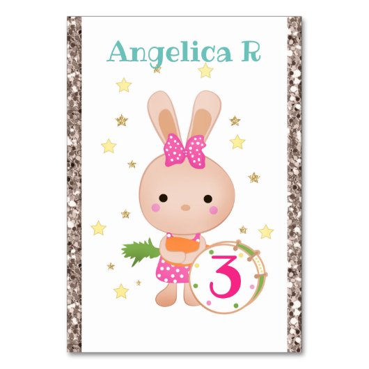 Cute, Bunny, peddel, verjaardag Kaart (Voorkant)