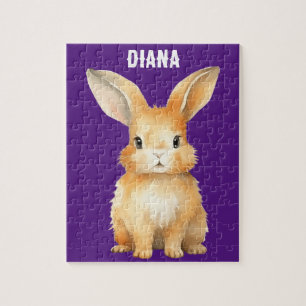 Cute Bunny Personalized Legpuzzel