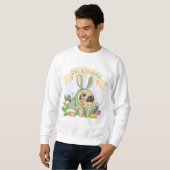 Cute Bunny Pug Trui (Voorkant volledig)