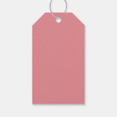 Cute Bunny push Green Easter Egg Cadeaulabel (Achterkant)