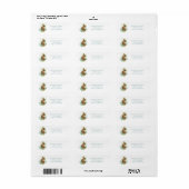 Cute Bunny Rabbit Animal Address Label (Full Sheet)