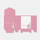 Cute Bunny Rabbit Baby shower Bedankdoosjes (Uitgevouwen)