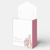 Cute Bunny Rabbit Baby shower Bedankdoosjes (Geopend)