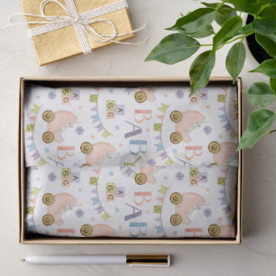 Cute Bunny Rabbit Baby shower Tissuepapier