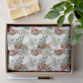 Cute Bunny Rabbit Christmas Tissue Paper Tissuepapier (Geschenk)