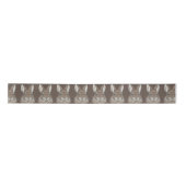 Cute Bunny Rabbit Lover Easter Animal Pattern Tan Lint (Voorkant)