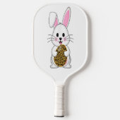 Cute Bunny Rabbit Padde Pickleball | Cute Itém Paddle (Achterkant)