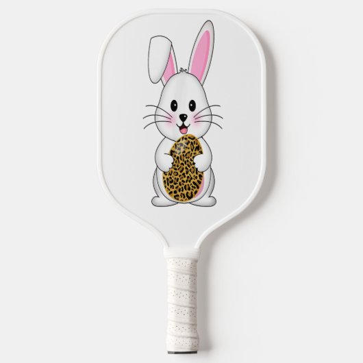 Cute Bunny Rabbit Padde Pickleball | Cute Itém Paddle (Voorkant)