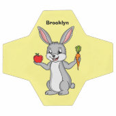 Cute bunny rabbit with vegetables (Plat)