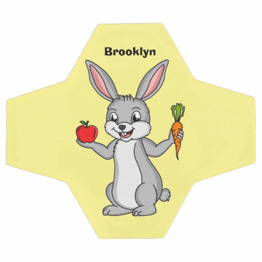 Cute bunny rabbit with vegetables (Plat)