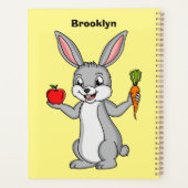 Cute bunny rabbit with vegetables (Dos)