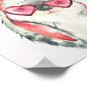 Cute Bunny Rabbit Woodland Nursery Art Print (Hoek)