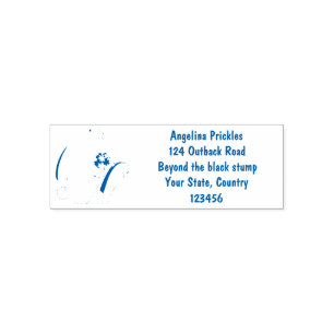 Cute bunny rabbit, zittend met wortelcartoon  zelfinktende stempel