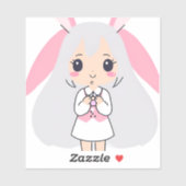 Cute Bunny Sticker (Vel)
