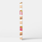 Cute Burrito Pizza Sandwich Burger Fries Pattern Case-Mate iPhone Case (Achterkant / Rechts)