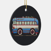 Cute Bus Tour Bus Keramisch Ornament (Rechts)