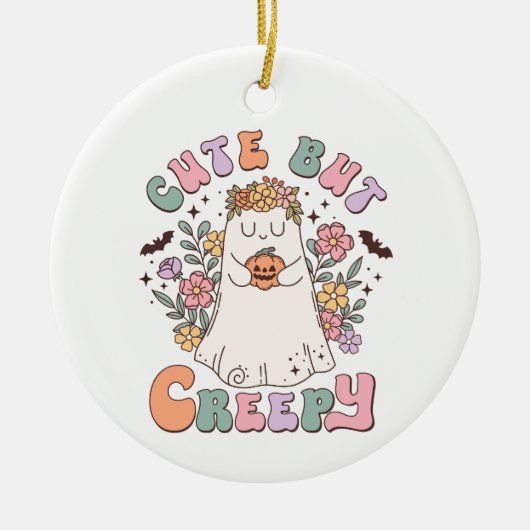 Cute but Creepy Halloween Keramisch Ornament (Voorkant)