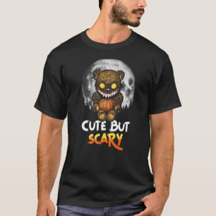 Cute but eng Horror Zombie Teddy Bear Full Moon T-shirt