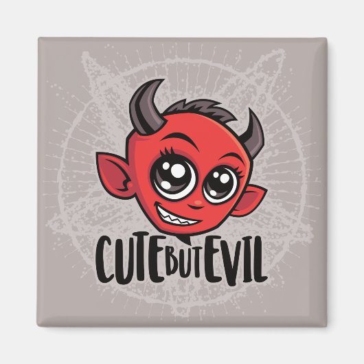 Cute but Evil Magneet (Voorkant)
