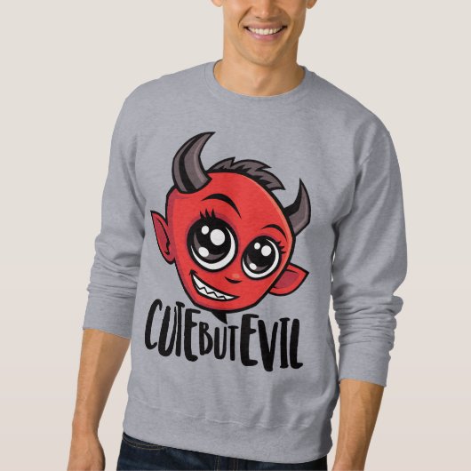 Cute but Evil Trui (Voorkant)