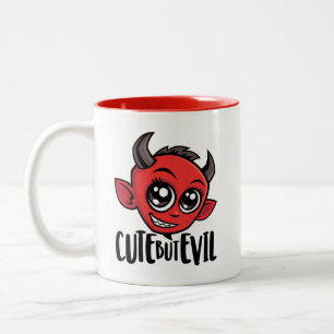 Cute but Evil Tweekleurige Koffiemok