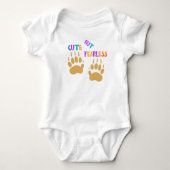 Cute But Fearless Honey Badger Baby bodysuits (Voorkant)