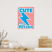 Cute but Psycho Poster (Keuken)