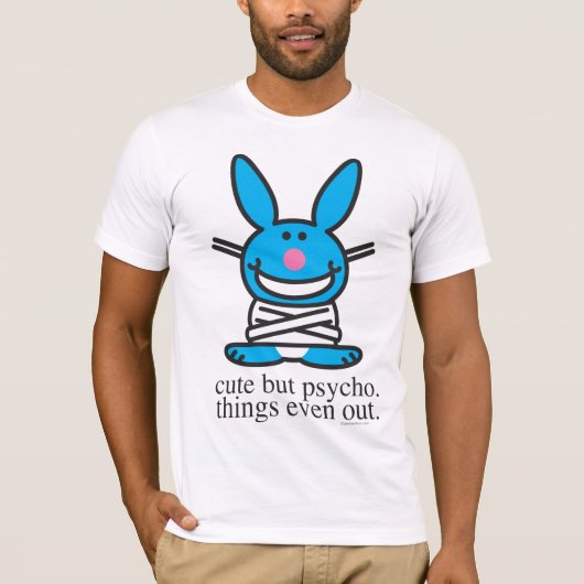 Cute but Psycho T-shirt (Voorkant)