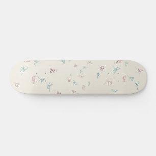 Cute butterfly skateboard