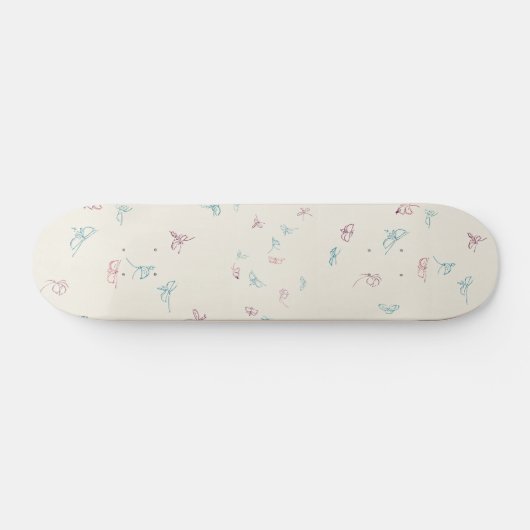 Cute butterfly skateboard (Horizontaal)