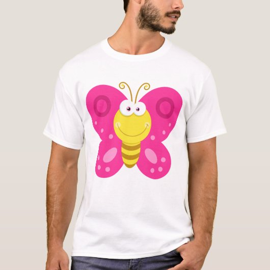Cute Butterfly T-shirt (Voorkant)