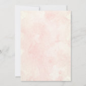 Cute Butterfly Wedding Invitations Kaart (Achterkant)