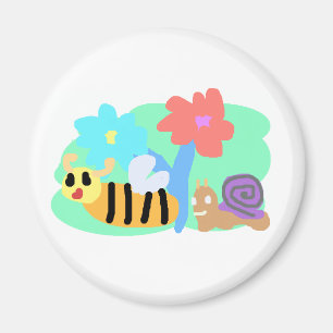Cute Button Magneet